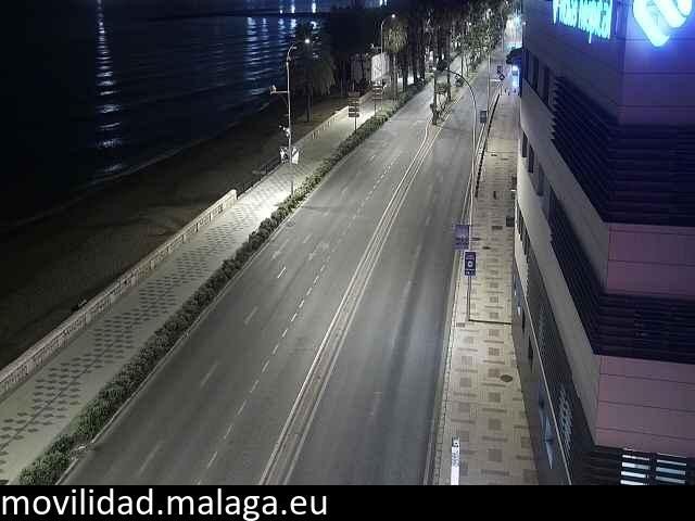 Archiv Foto Webcam Paseo Maritimo in Malaga
