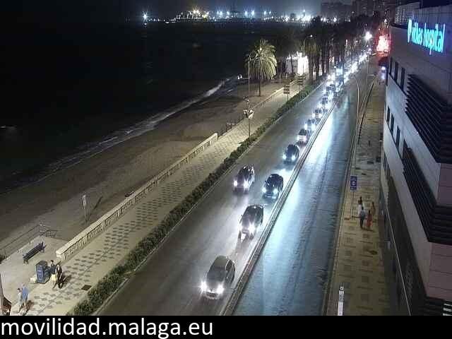 Archiv Foto Webcam Paseo Maritimo in Malaga