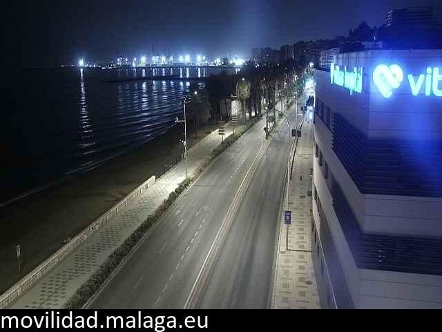 Archived image Webcam Paseo Maritimo Pablo Ruiz Picasso