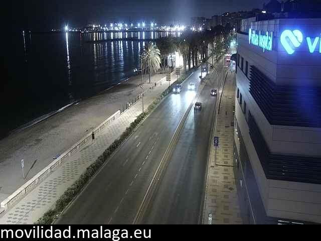 Archiv Foto Webcam Paseo Maritimo in Malaga
