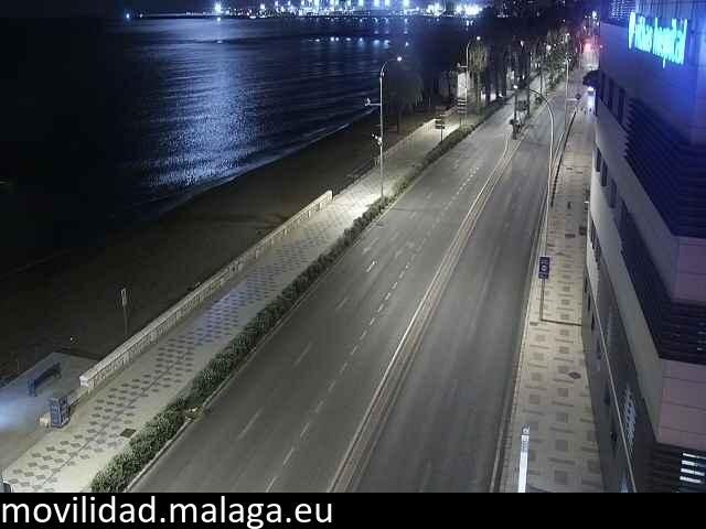 Archiv Foto Webcam Paseo Maritimo in Malaga
