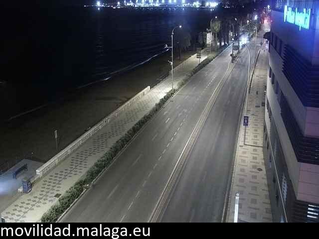 Archiv Foto Webcam Paseo Maritimo in Malaga