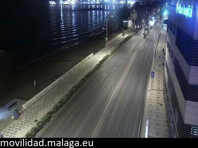 Archiv Foto Webcam Paseo Maritimo in Malaga