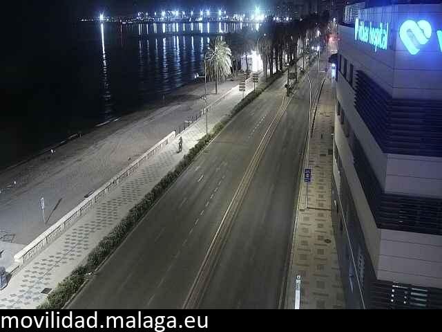 Archived image Webcam Paseo Maritimo Pablo Ruiz Picasso