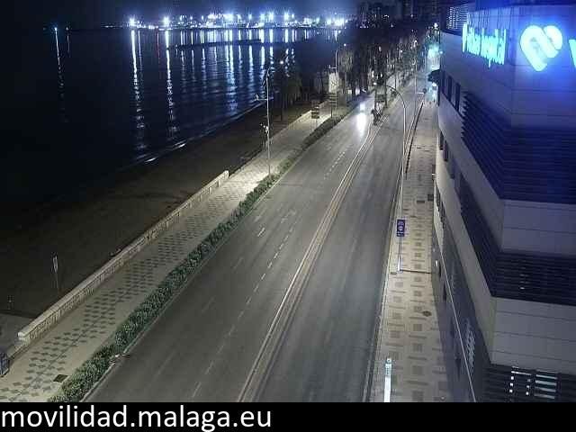 Archiv Foto Webcam Paseo Maritimo in Malaga