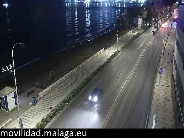 Archiv Foto Webcam Paseo Maritimo in Malaga