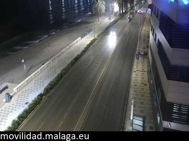 Archived image Webcam Paseo Maritimo Pablo Ruiz Picasso