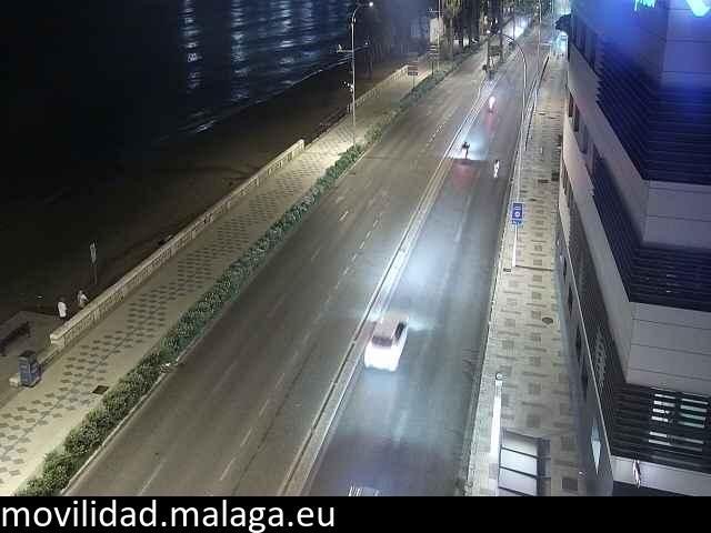 Archived image Webcam Paseo Maritimo Pablo Ruiz Picasso