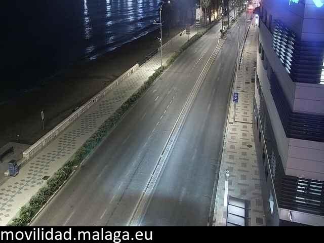 Archived image Webcam Paseo Maritimo Pablo Ruiz Picasso