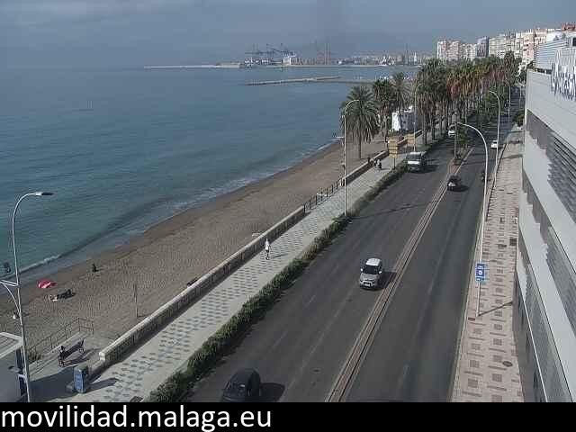 Archived image Webcam Paseo Maritimo Pablo Ruiz Picasso
