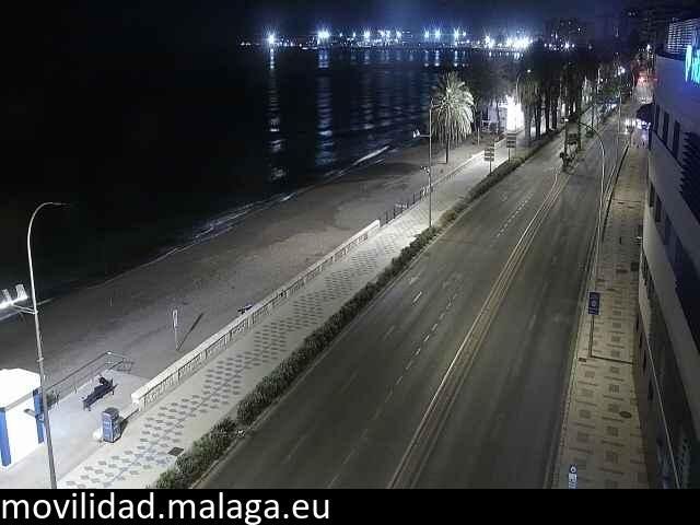 Archived image Webcam Paseo Maritimo Pablo Ruiz Picasso