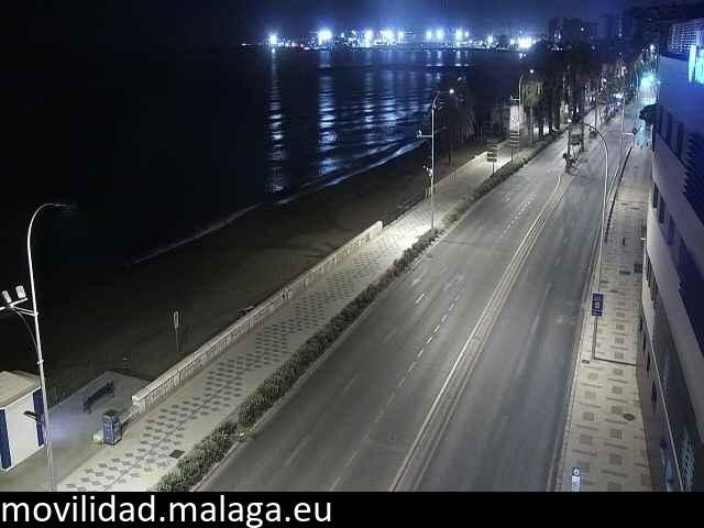 Archived image Webcam Paseo Maritimo Pablo Ruiz Picasso