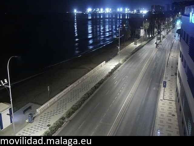 Archived image Webcam Paseo Maritimo Pablo Ruiz Picasso