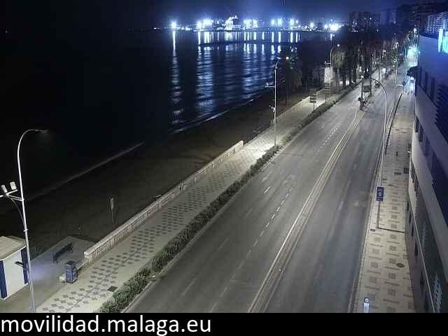Archived image Webcam Paseo Maritimo Pablo Ruiz Picasso