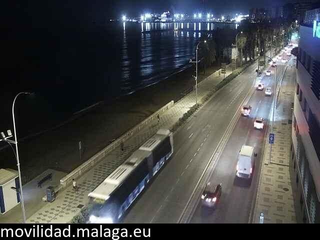 Archived image Webcam Paseo Maritimo Pablo Ruiz Picasso