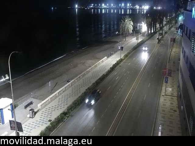 Archived image Webcam Paseo Maritimo Pablo Ruiz Picasso