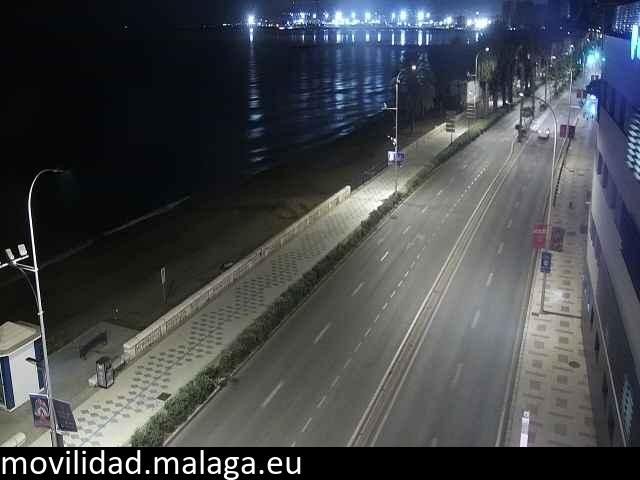 Archived image Webcam Paseo Maritimo Pablo Ruiz Picasso