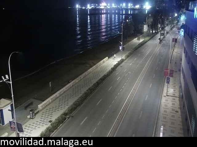 Archived image Webcam Paseo Maritimo Pablo Ruiz Picasso