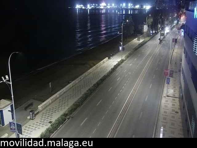 Archived image Webcam Paseo Maritimo Pablo Ruiz Picasso