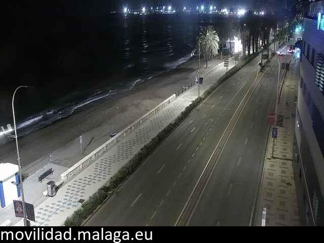Archived image Webcam Paseo Maritimo Pablo Ruiz Picasso