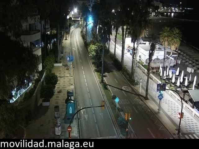Archiv Foto Webcam Paseo Maritimo in Malaga