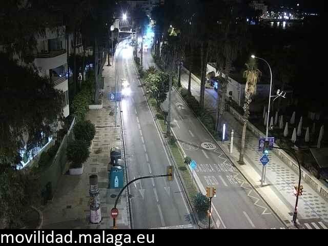 Archiv Foto Webcam Paseo Maritimo in Malaga
