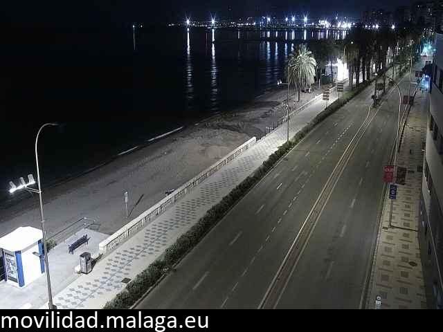 Archived image Webcam Paseo Maritimo Pablo Ruiz Picasso