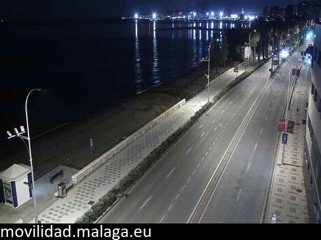 Archived image Webcam Paseo Maritimo Pablo Ruiz Picasso