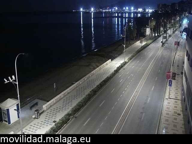 Archived image Webcam Paseo Maritimo Pablo Ruiz Picasso