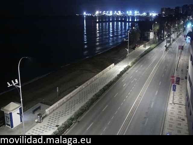 Archiv Foto Webcam Paseo Maritimo in Malaga