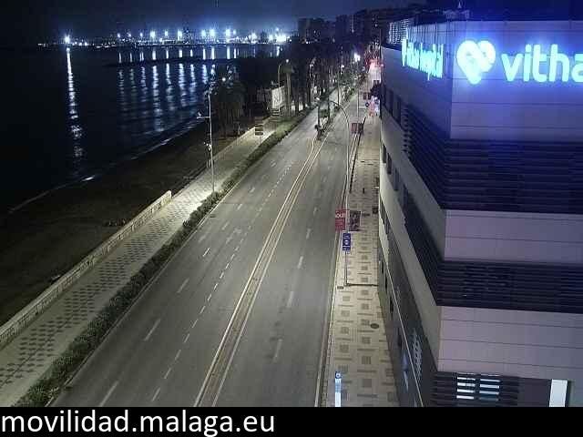 Archiv Foto Webcam Paseo Maritimo in Malaga