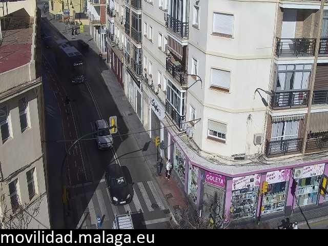 Archiv Foto Webcam Malaga: Stadtteil La Goleta