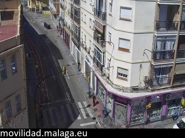 Archiv Foto Webcam Malaga: Stadtteil La Goleta