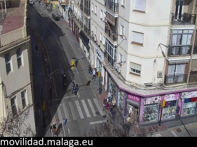 Archiv Foto Webcam Malaga: Stadtteil La Goleta