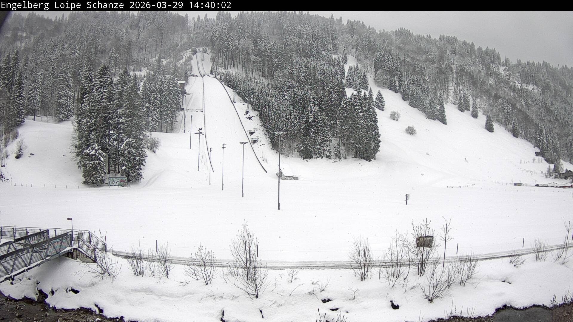 Archiv Foto Webcam Engelberg: Weltcup Schanze