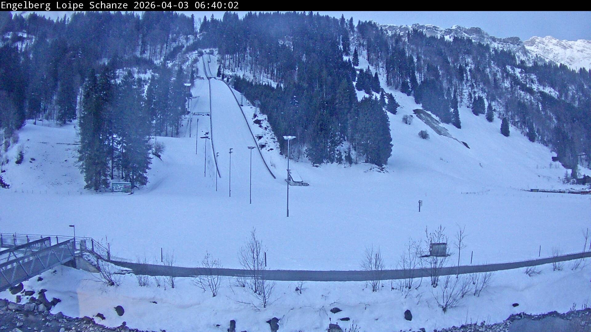 Archiv Foto Webcam Engelberg: Weltcup Schanze