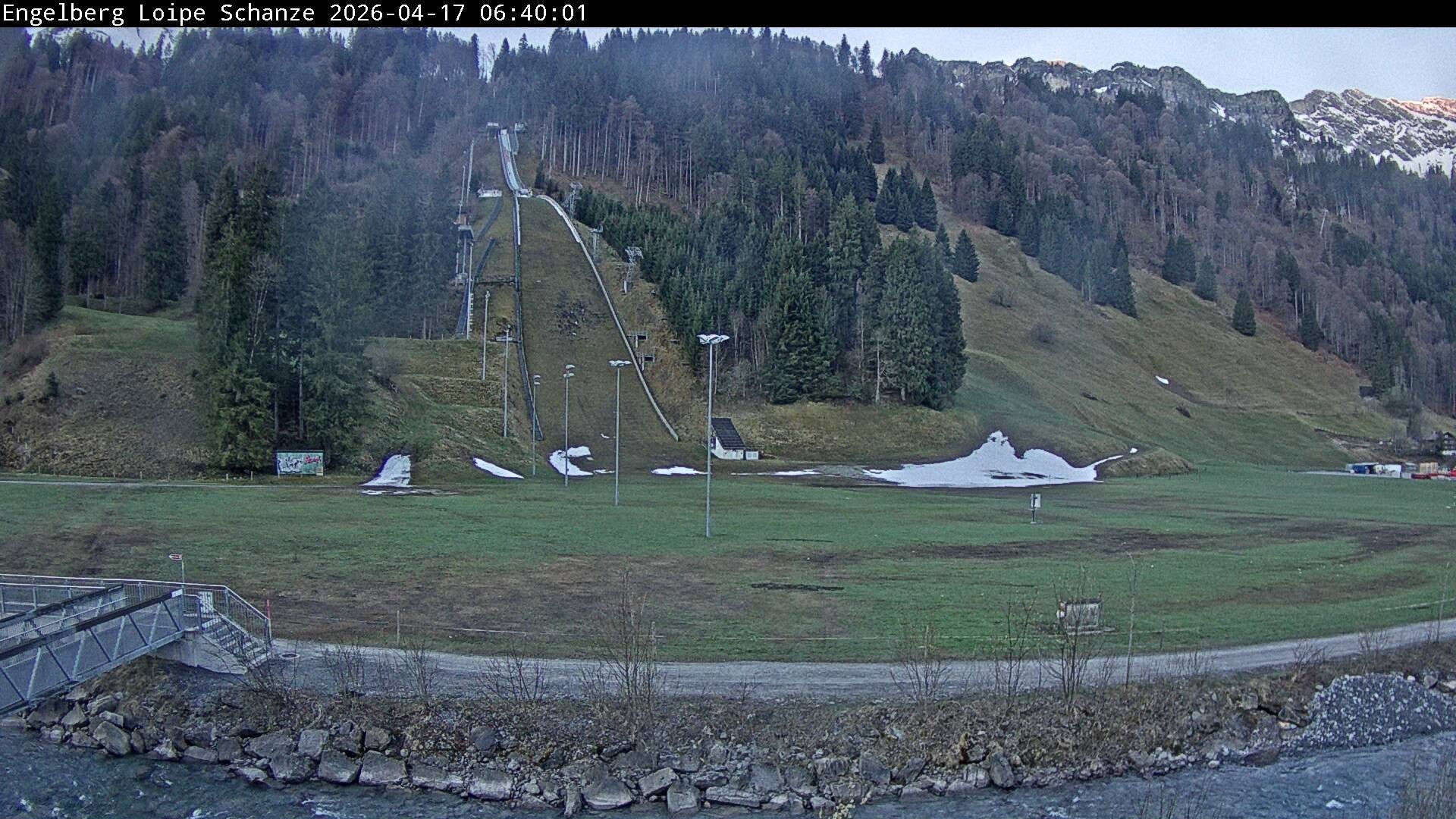 Archived image Webcam Engelberg: Ski Jumping