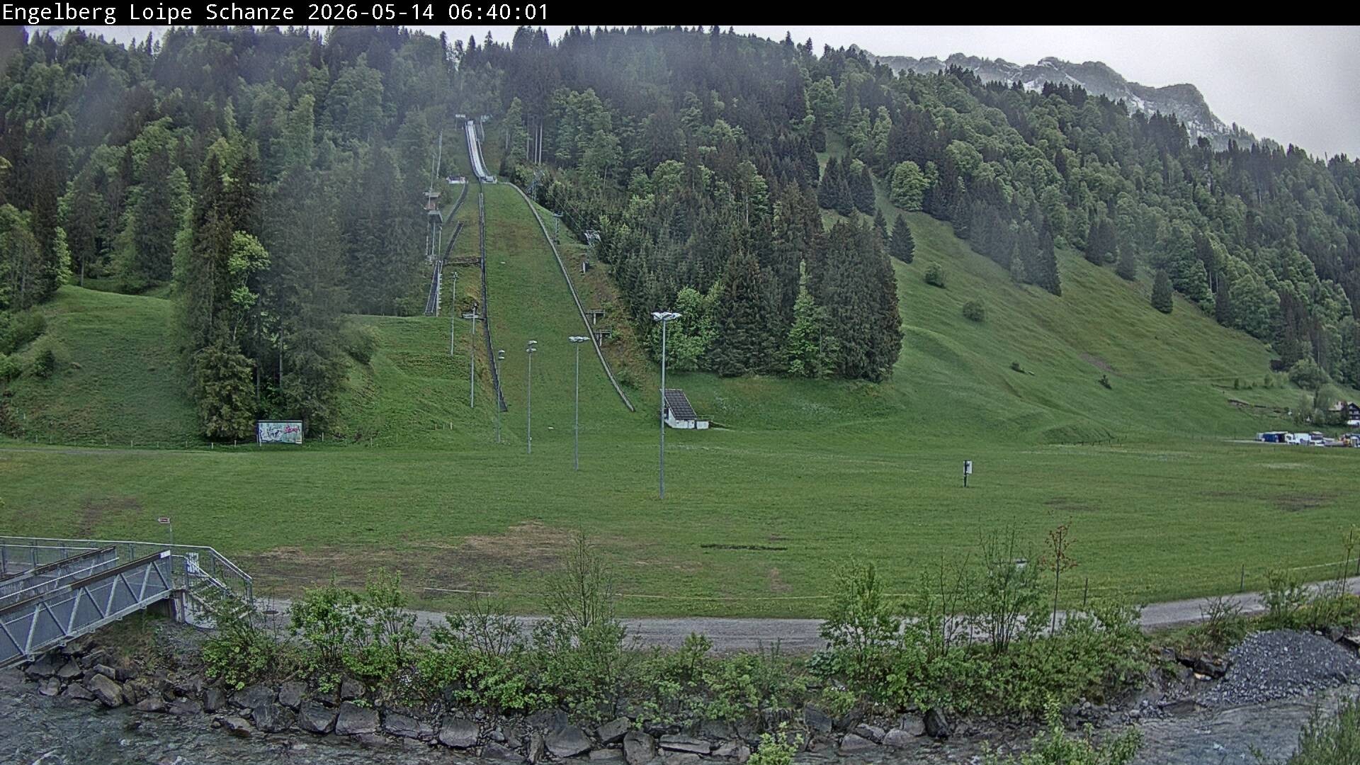 Archived image Webcam Engelberg: Ski Jumping