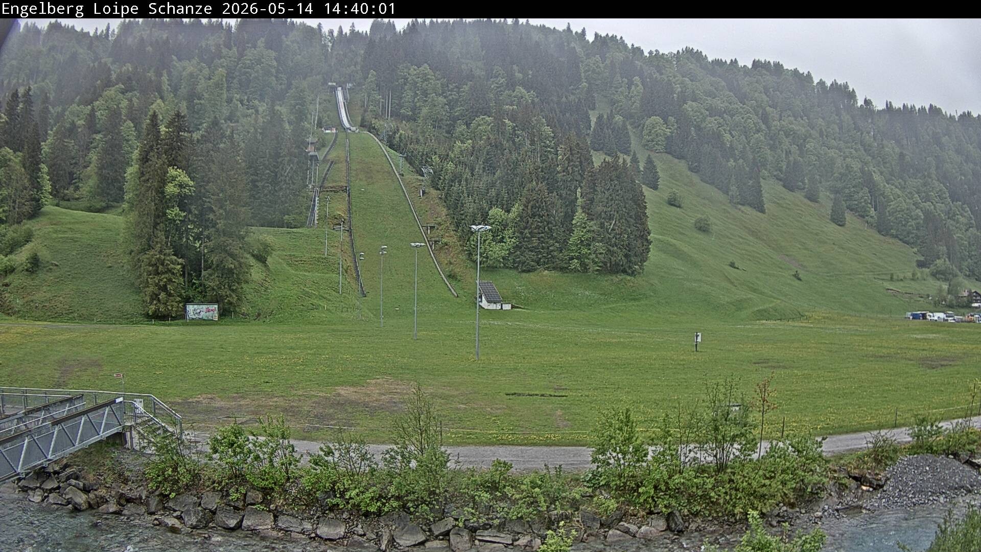 Archived image Webcam Engelberg: Ski Jumping