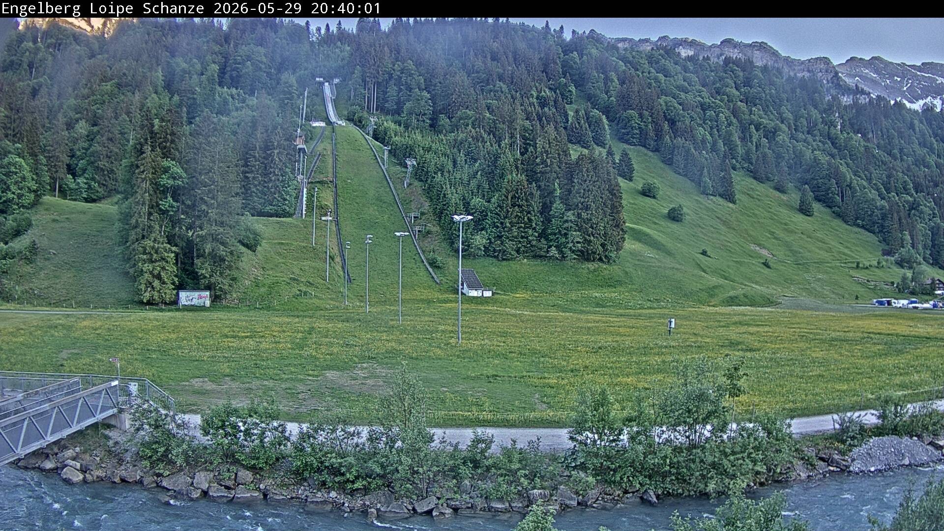 Archiv Foto Webcam Engelberg: Weltcup Schanze