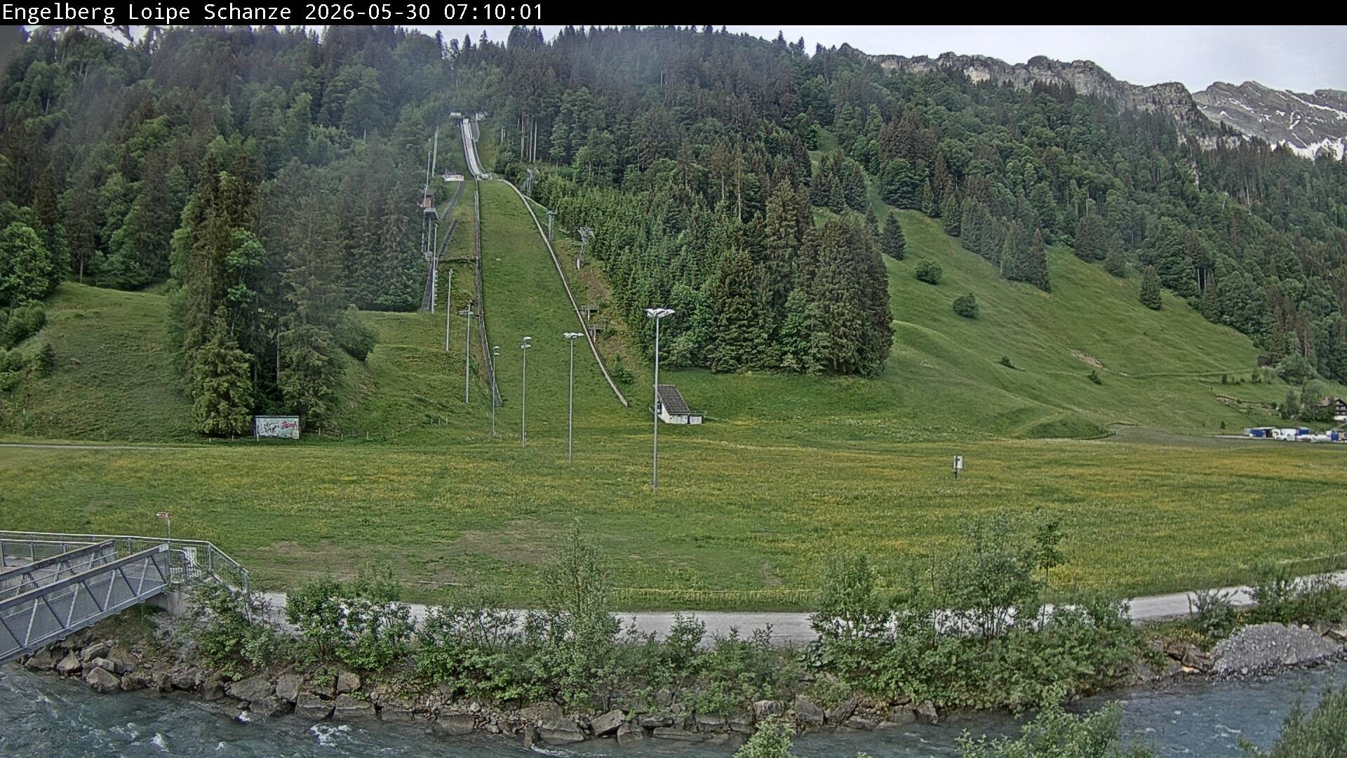 Archived image Webcam Engelberg: Ski Jumping