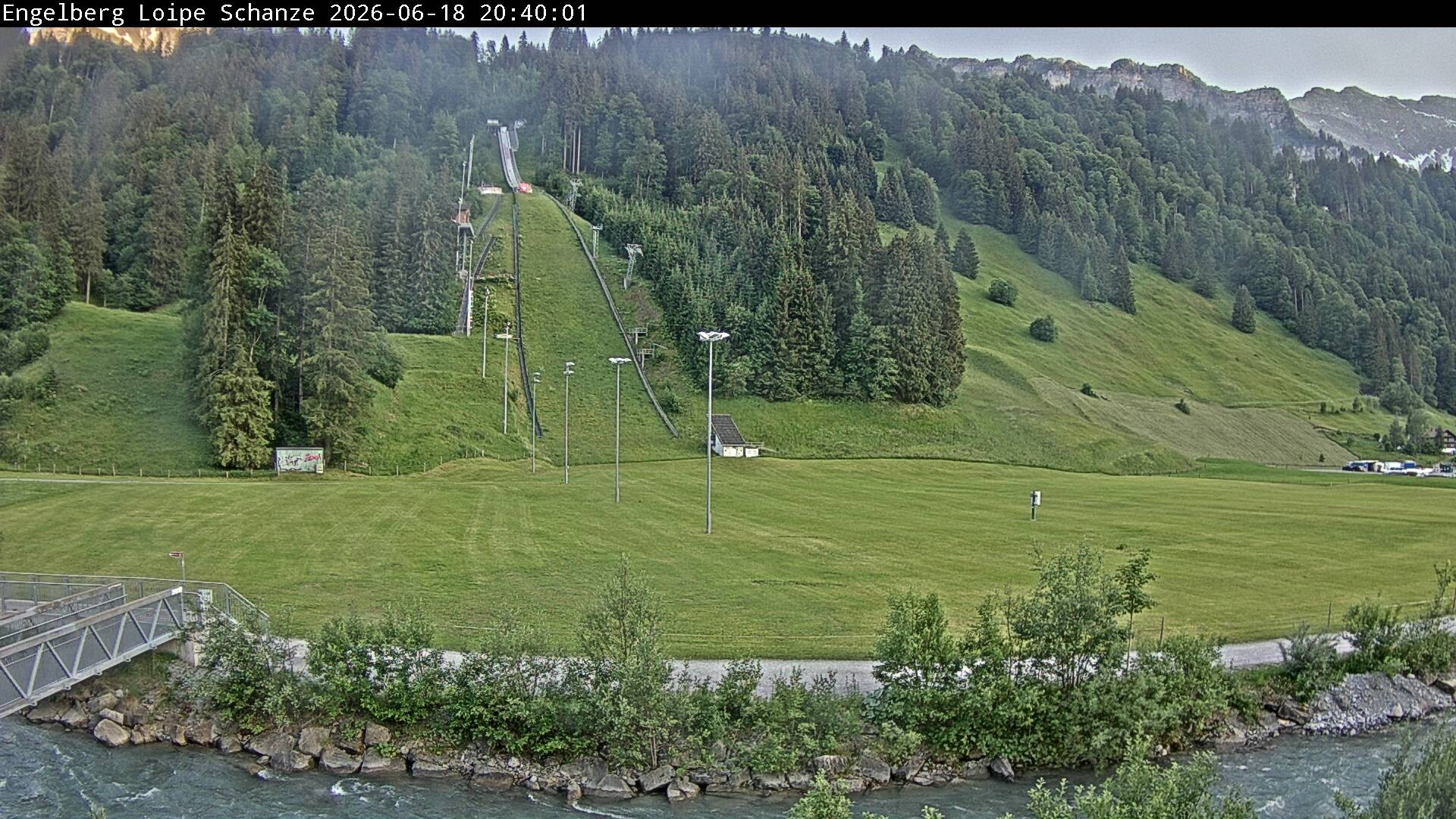 Archiv Foto Webcam Engelberg: Weltcup Schanze
