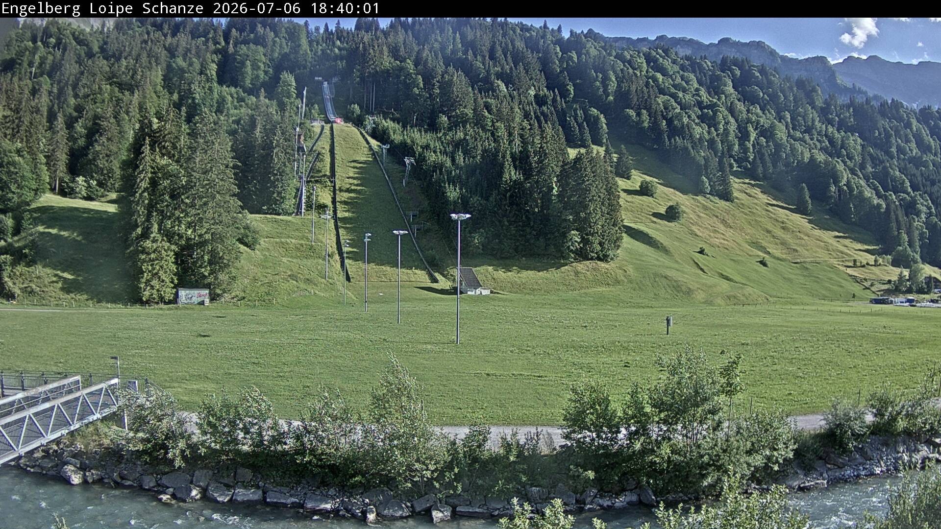 Archiv Foto Webcam Engelberg: Weltcup Schanze