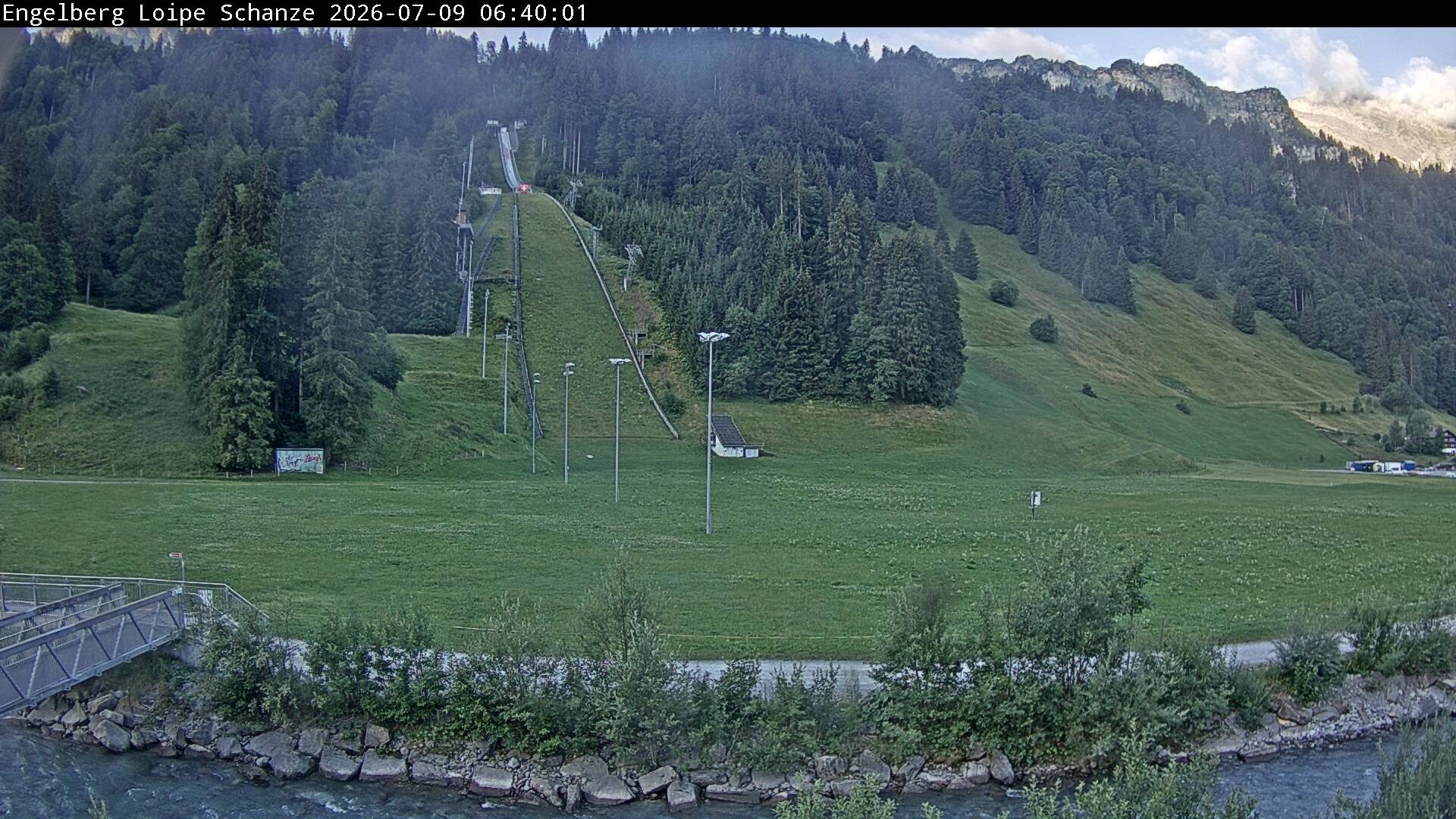 Archiv Foto Webcam Engelberg: Weltcup Schanze