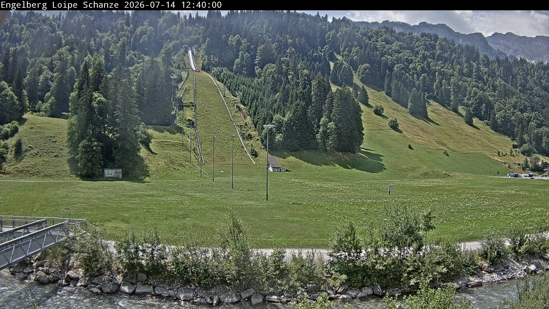 Archived image Webcam Engelberg: Ski Jumping