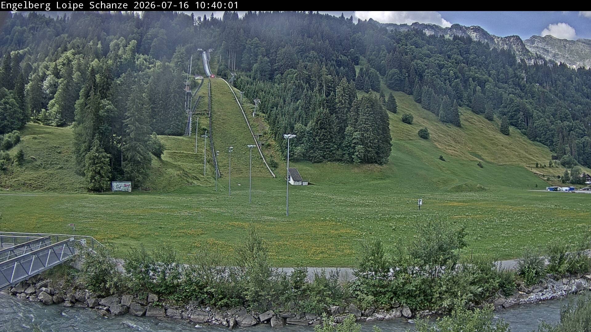 Archiv Foto Webcam Engelberg: Weltcup Schanze