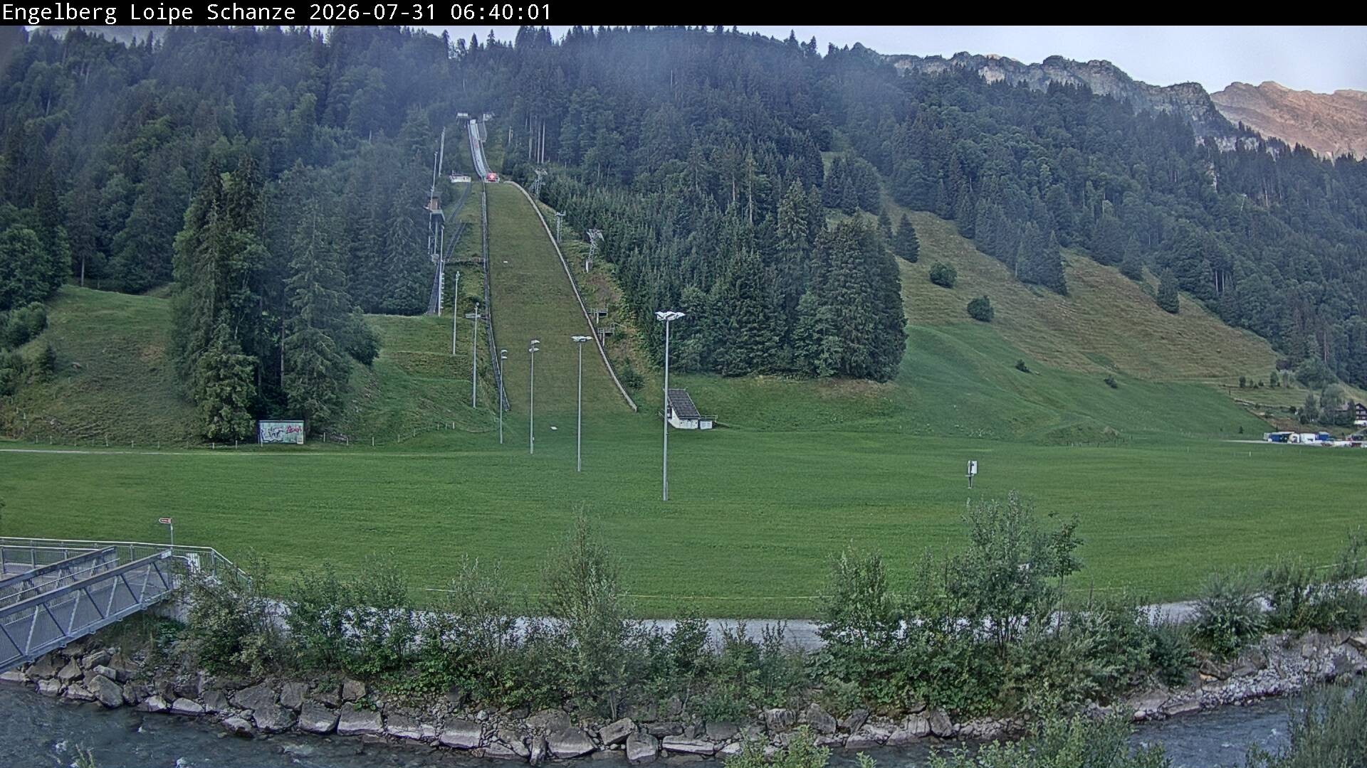Archiv Foto Webcam Engelberg: Weltcup Schanze