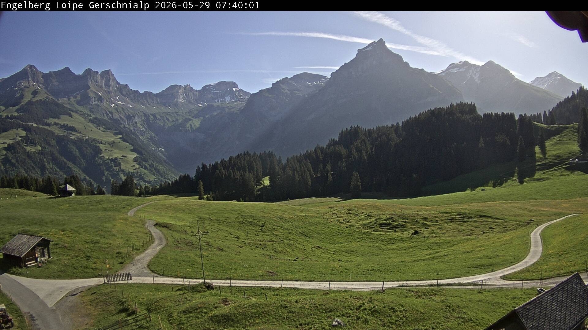 Archived image Engelberg: Webcam Gerschnialp