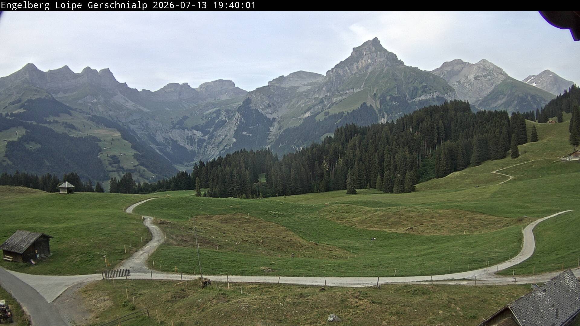 Archiv Foto Webcam Engelberg: Blick Gerschnialp