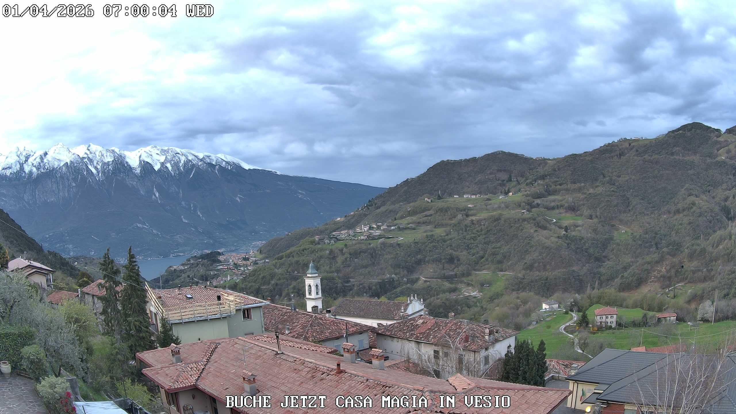Archiv Foto Webcam Casa Magia in Vesio, Tremosine sul Garda